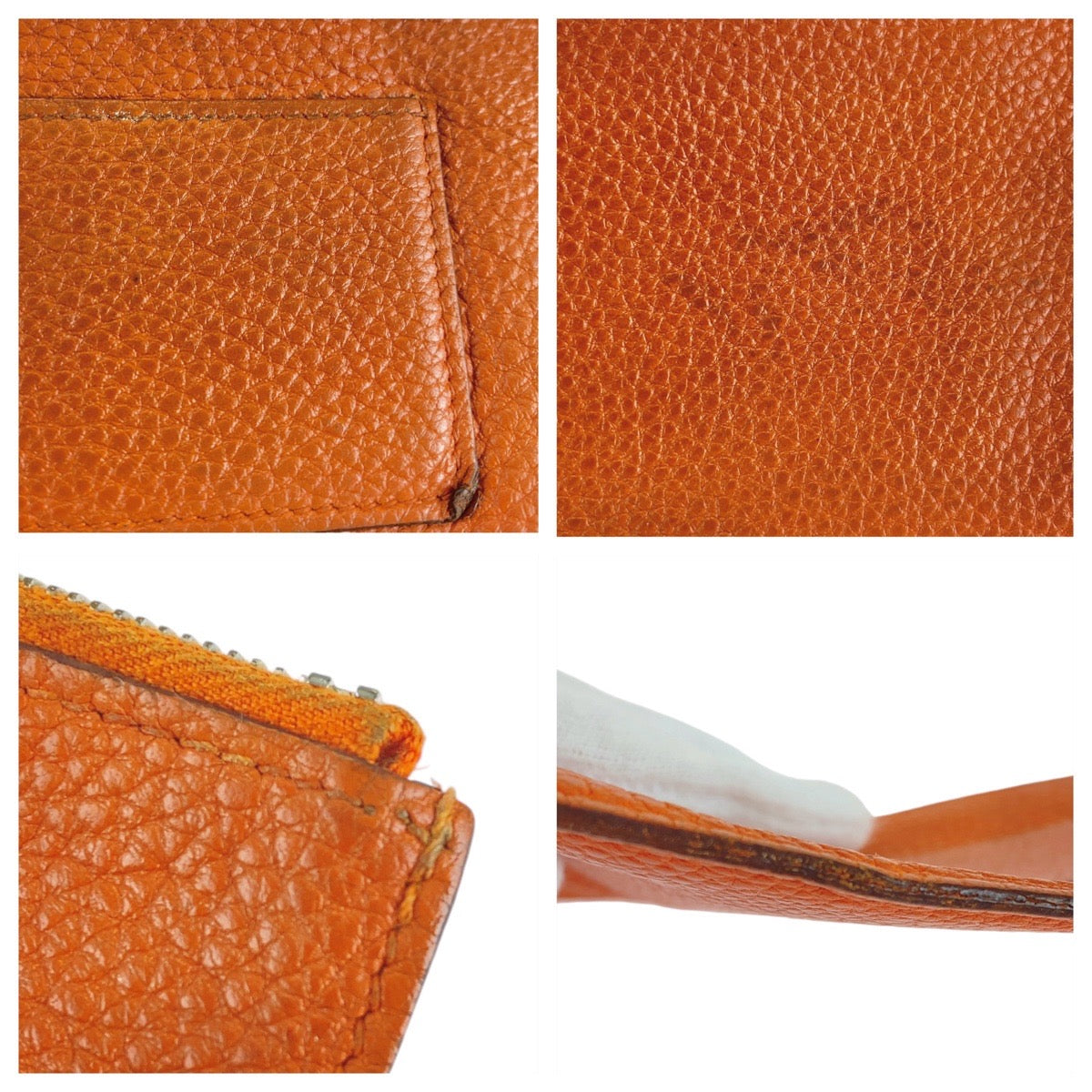 Hermes Dogon GM Long Wallet Orange