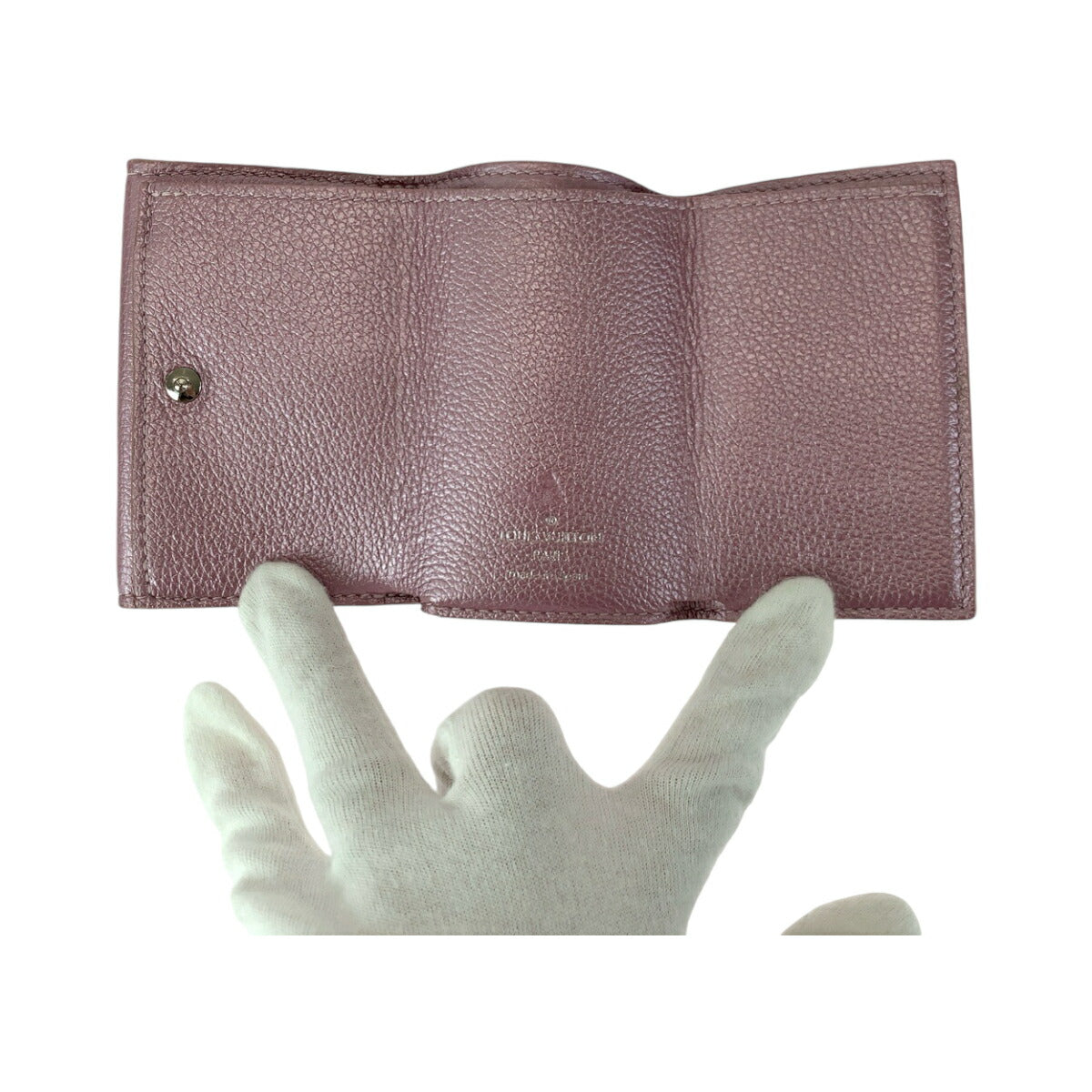 Louis Vuitton Mini Wallet Pink Silver M69813