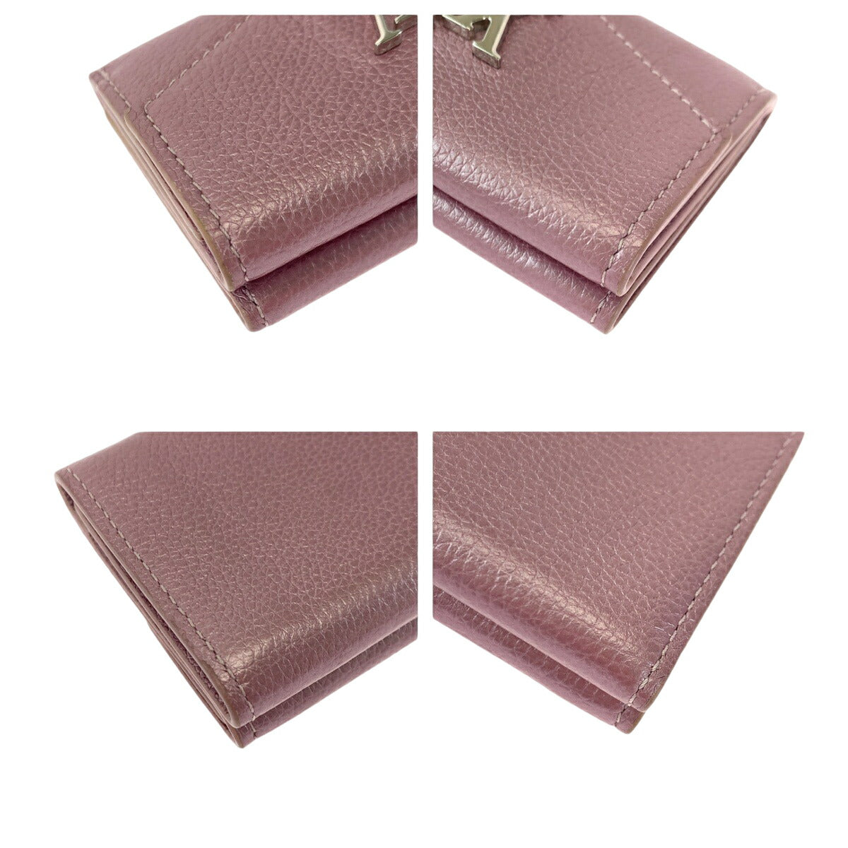 Louis Vuitton Mini Wallet Pink Silver M69813