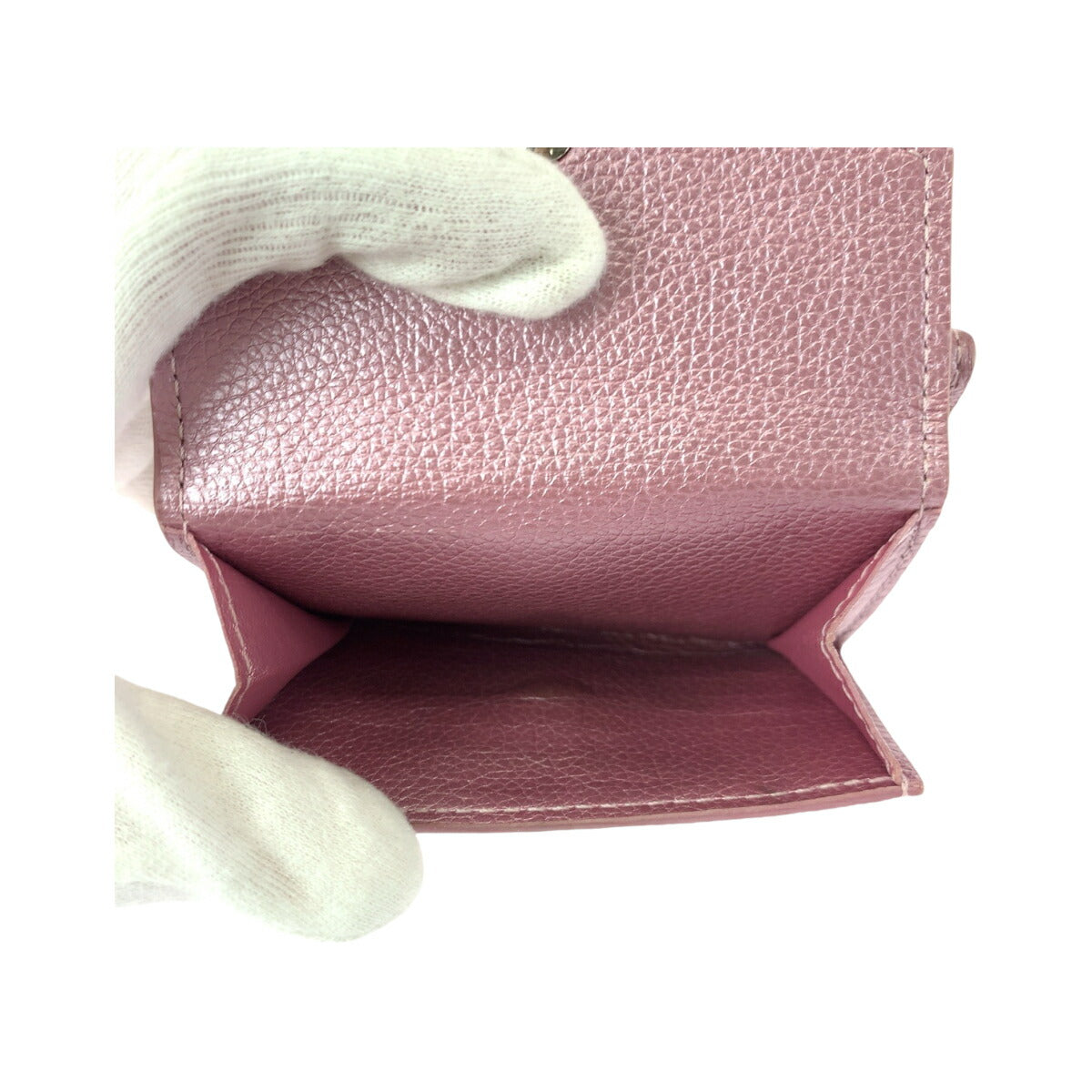 Louis Vuitton Mini Wallet Pink Silver M69813