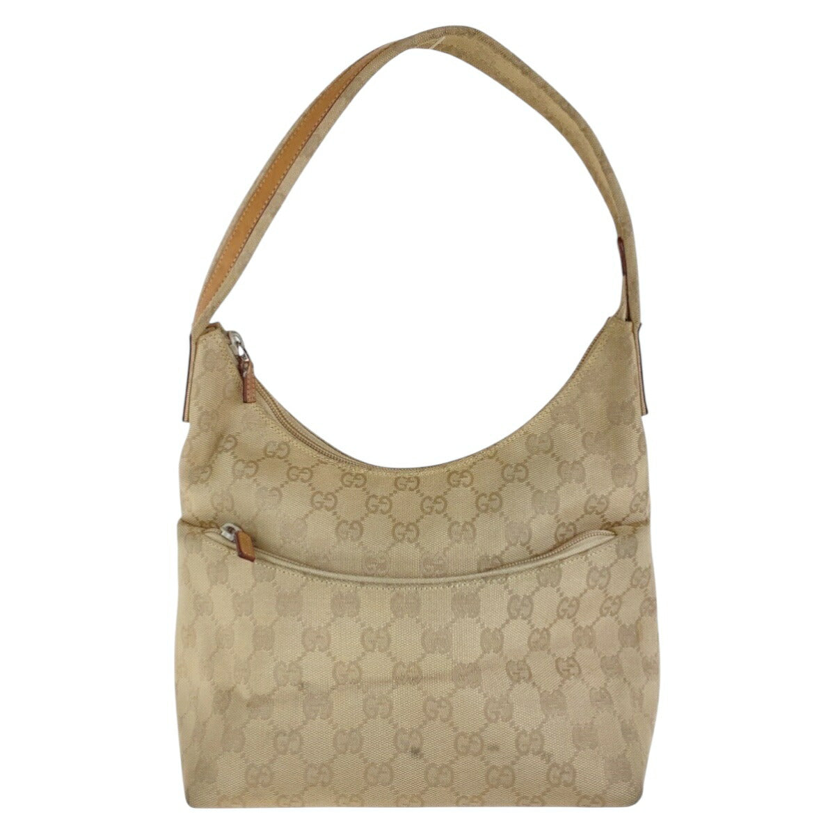 Gucci Beige GG Canvas Shoulder Bag