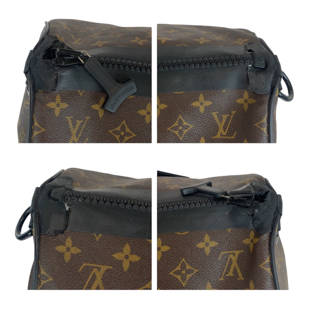 Louis Vuitton Monogram Macassar Waterproof Keepall 55 Bag