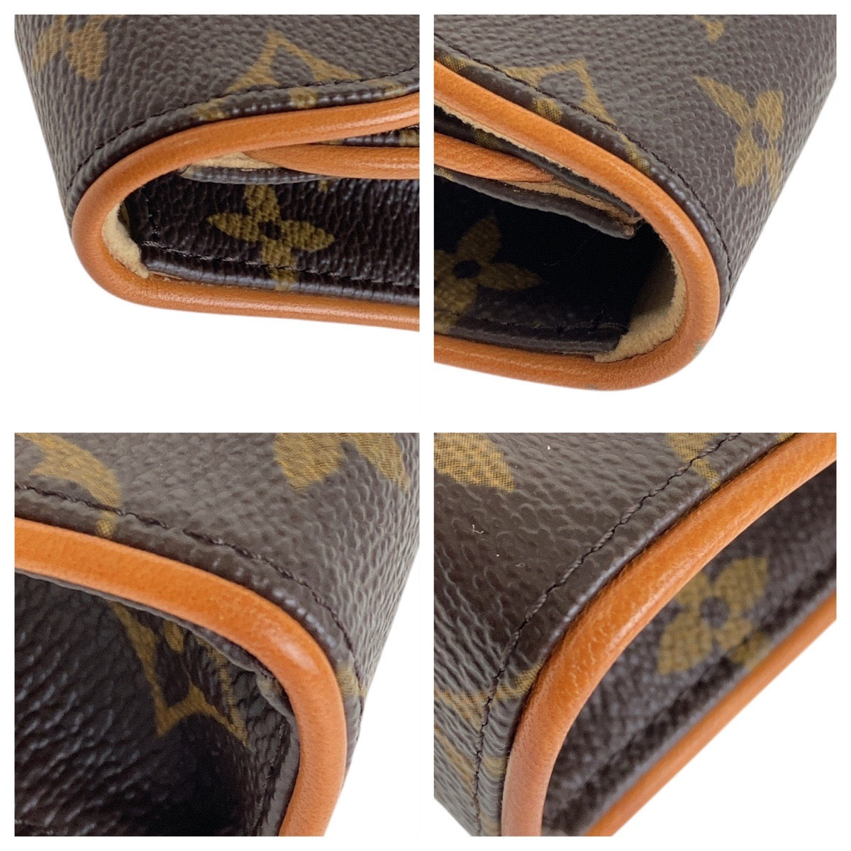 Louis Vuitton Monogram Pochette Florentine Brown Waist Bag