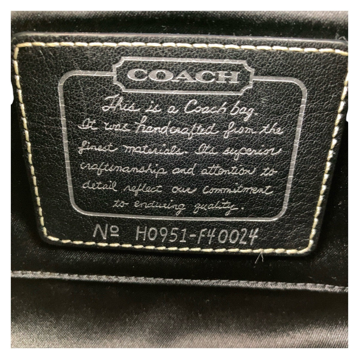 Coach Canvas Leather Handbag Accessory Pouch