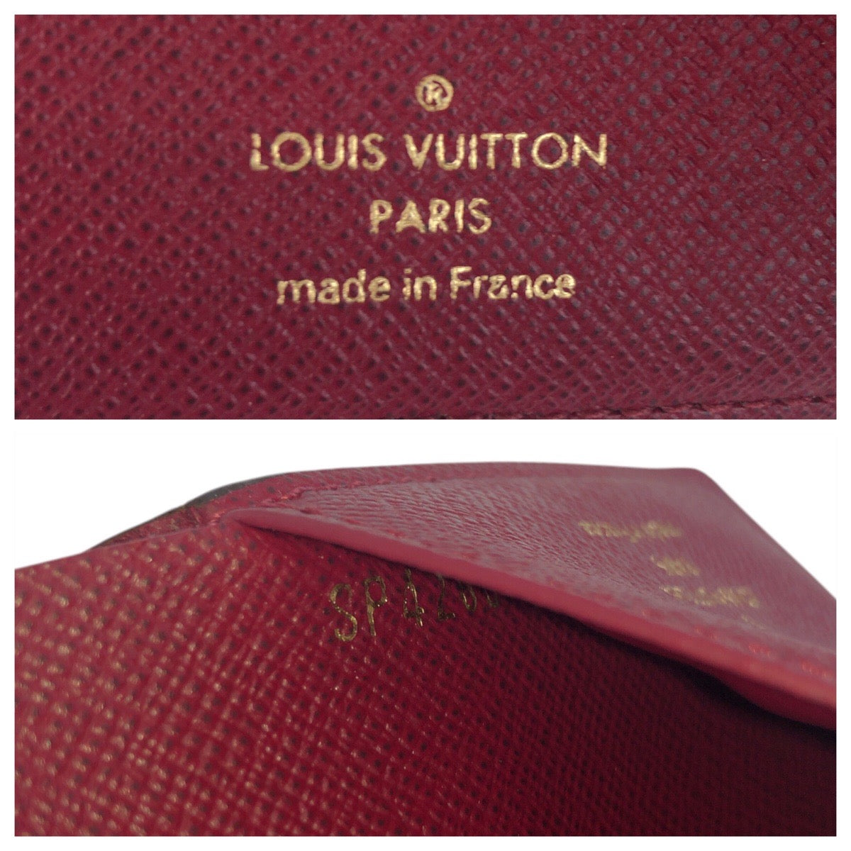 Louis Vuitton Monogram Juliette Wallet Brown Pink