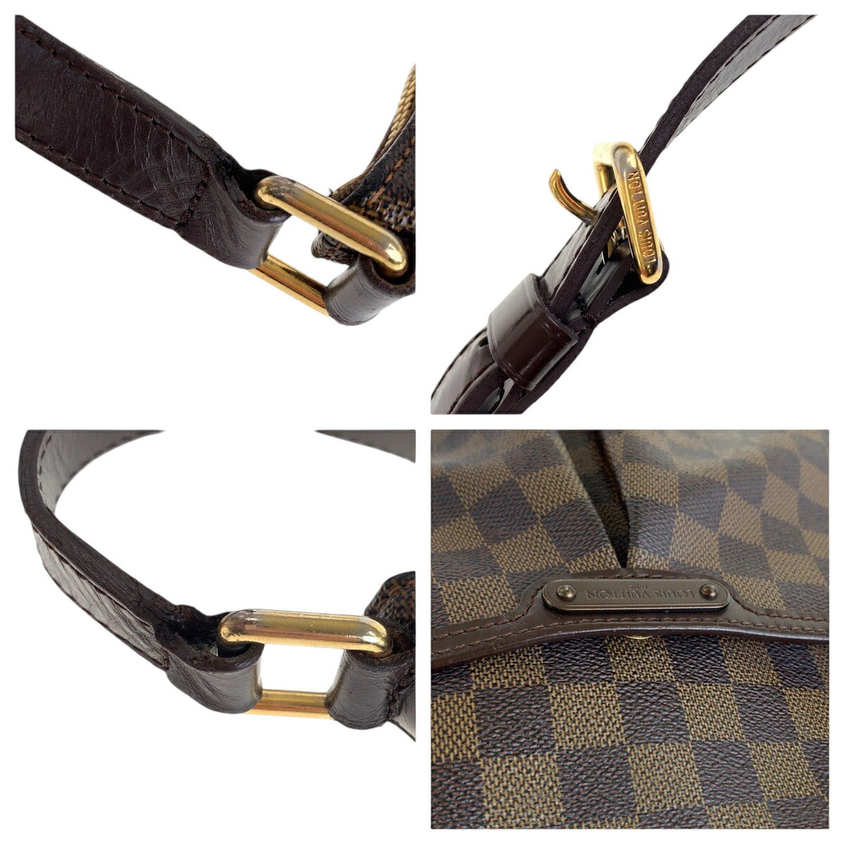 Louis Vuitton Damier Ebene Bloomsbury PM Crossbody Bag