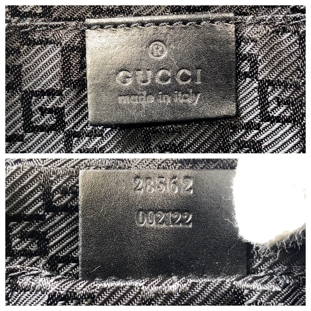 Gucci Nylon/Leather Shoulder Messenger Bag