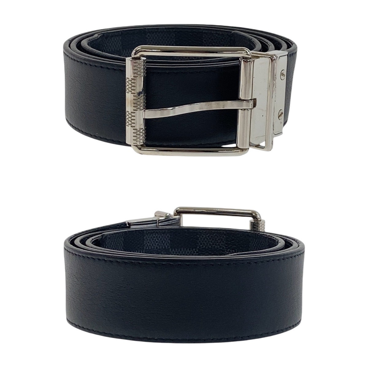 Louis Vuitton Damier Leather Belt Reversible