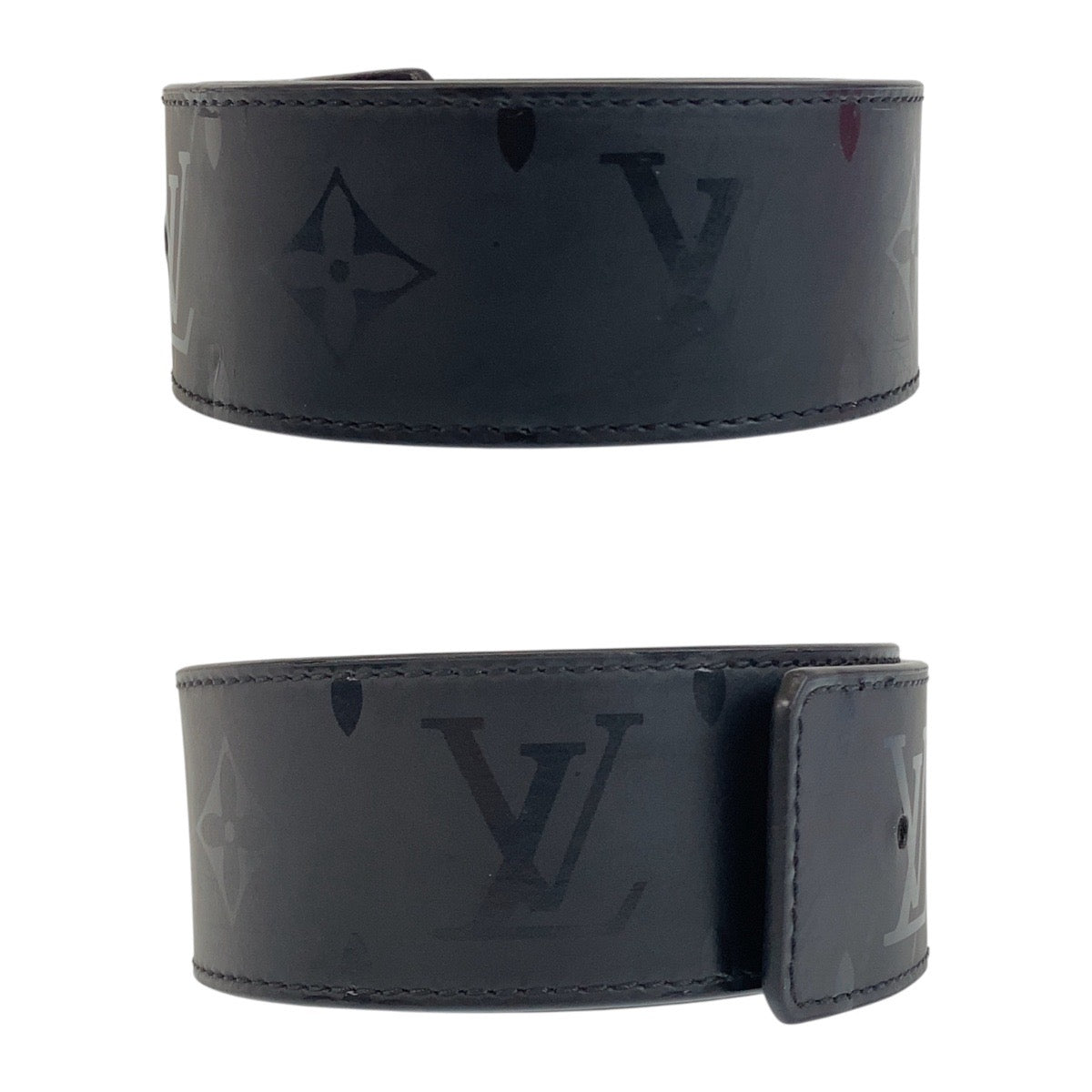 Louis Vuitton Monogram Shadow Leather Belt M9346