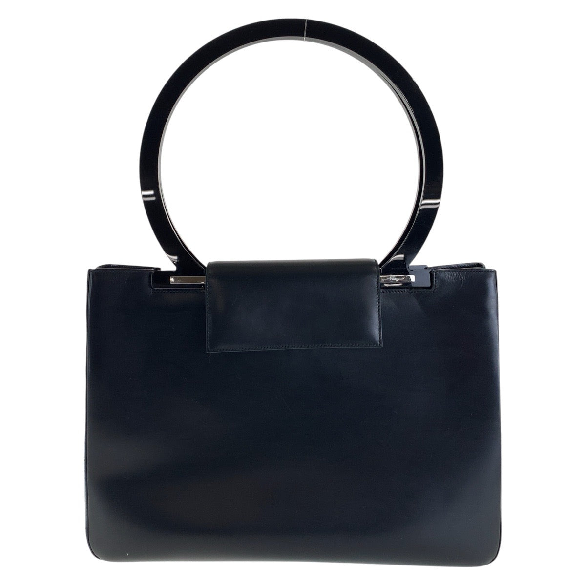 Salvatore Ferragamo Leather Gancini Tote Shoulder Bag