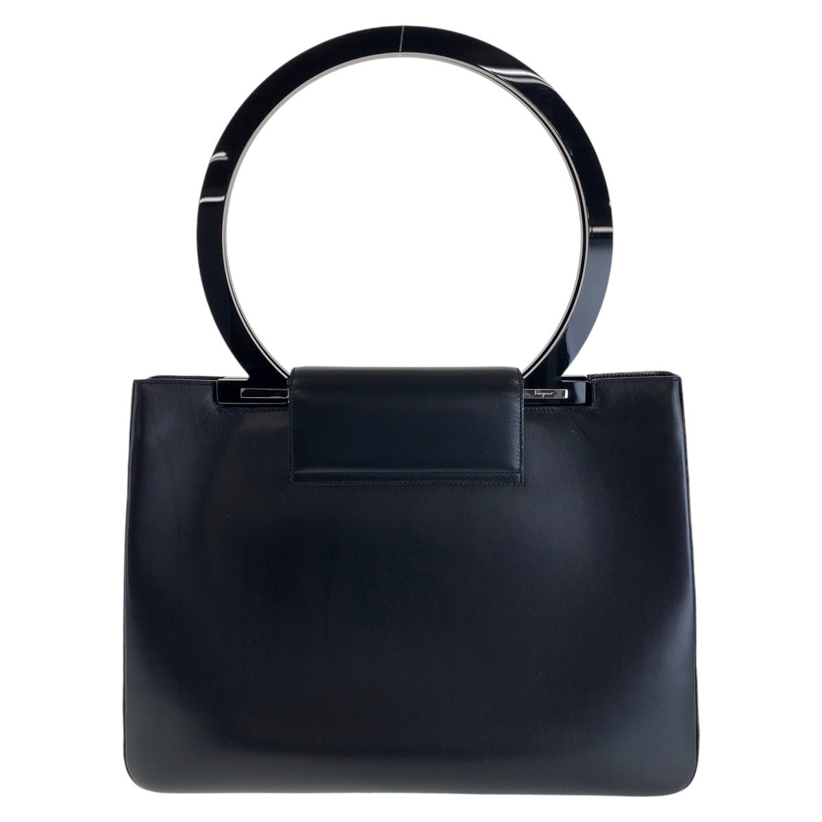 Salvatore Ferragamo Leather Gancini Tote Shoulder Bag