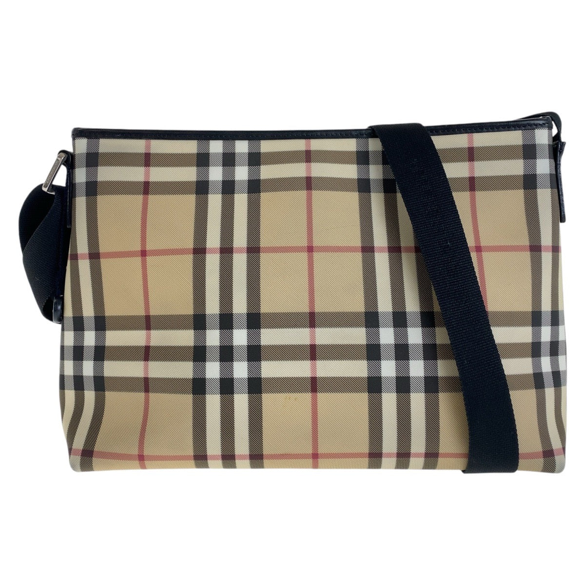 Burberry Check Canvas Shoulder Bag