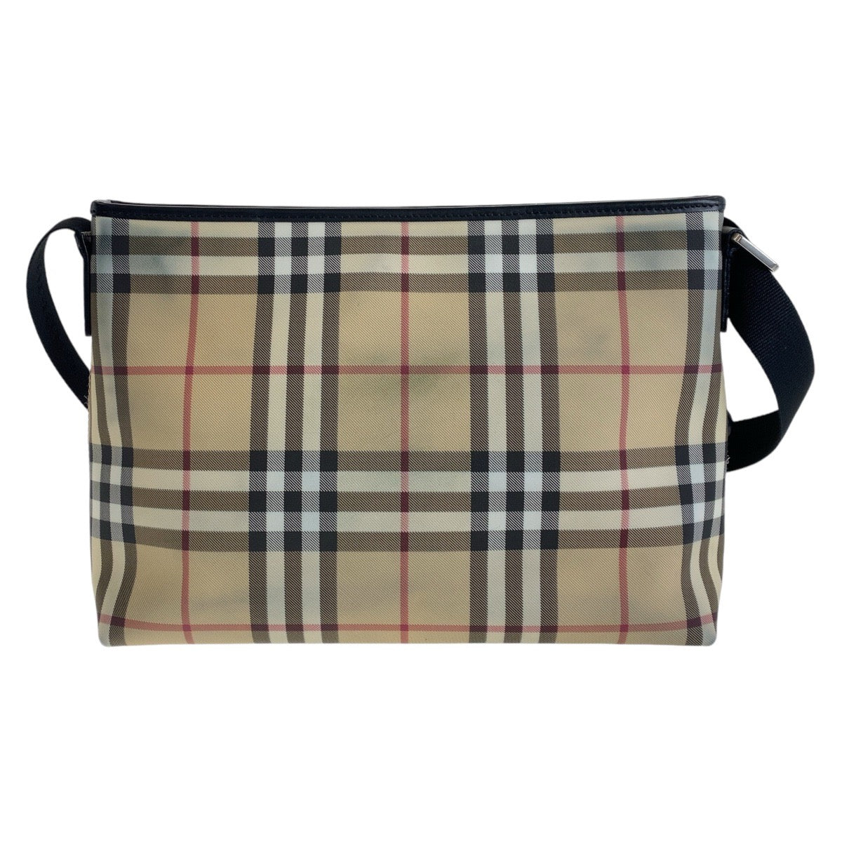 Burberry Check Canvas Shoulder Bag