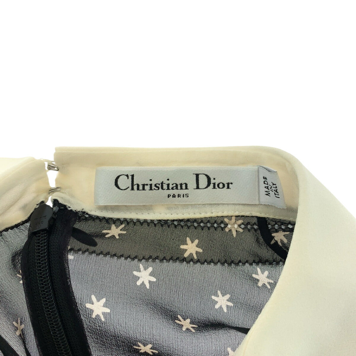 Dior Star Sheer Cotton Tunic Dress