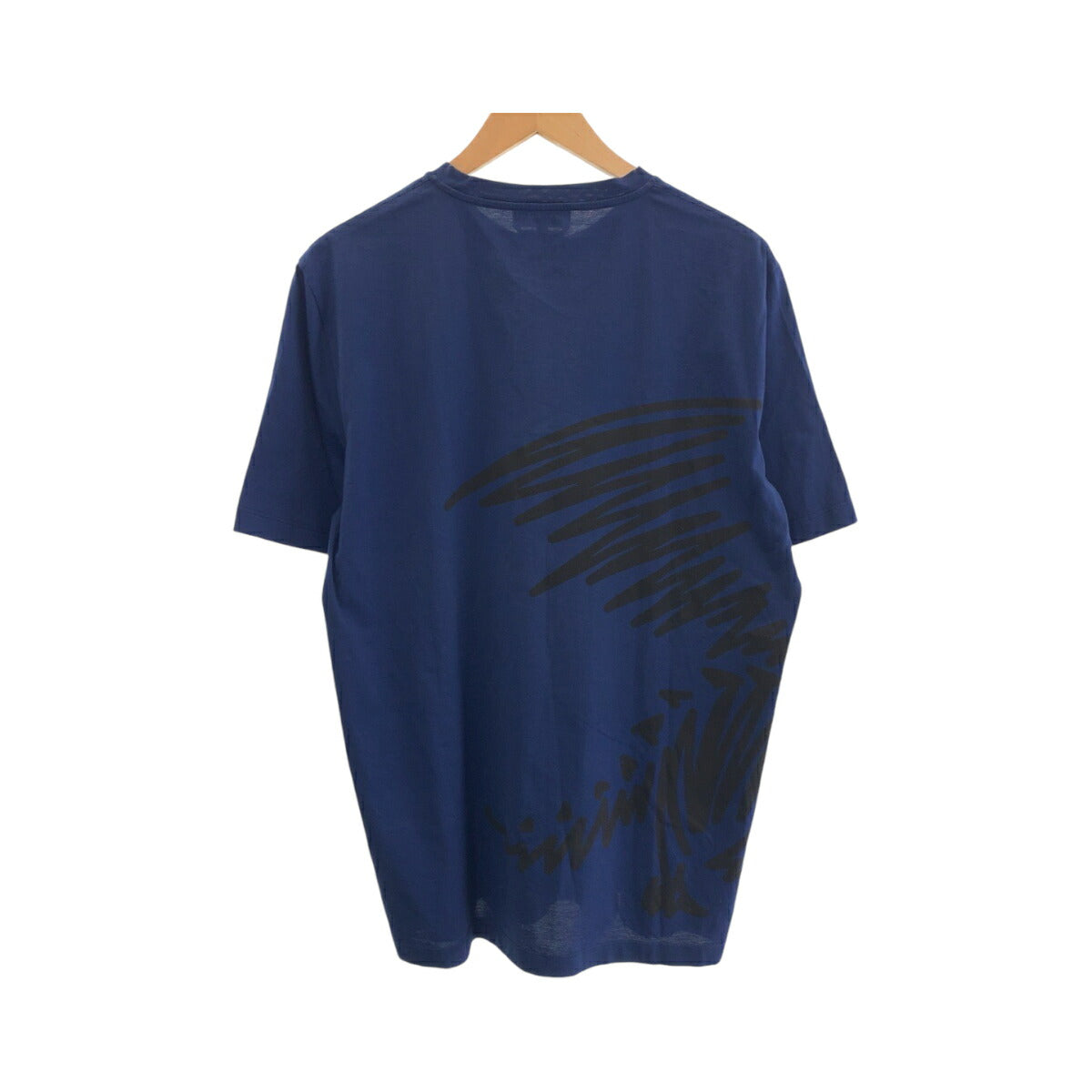 Hermes Dragon Cotton T-Shirt Blue Black