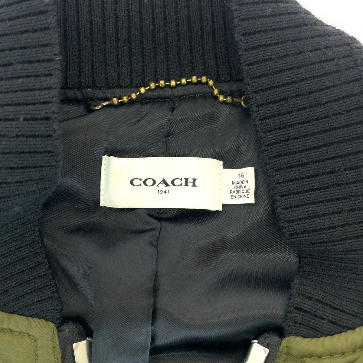 Coach Nylon MA-1 Bomber Jacket