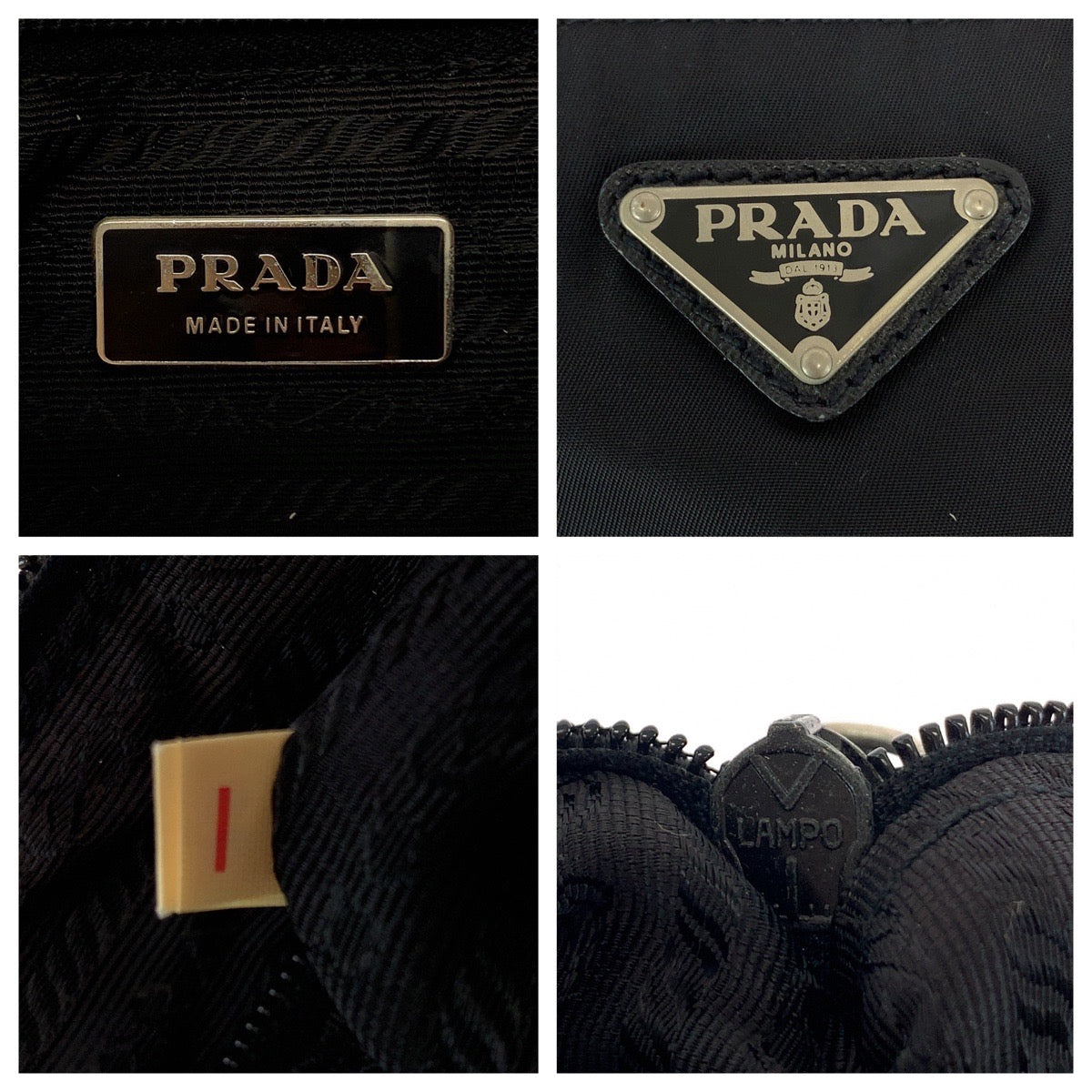 Prada Saffiano Tessuto Nylon Leather Tote