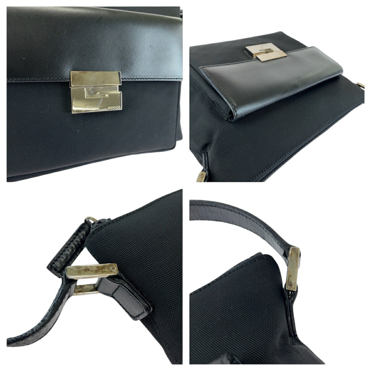 Gucci Canvas/Leather Shoulder Bag