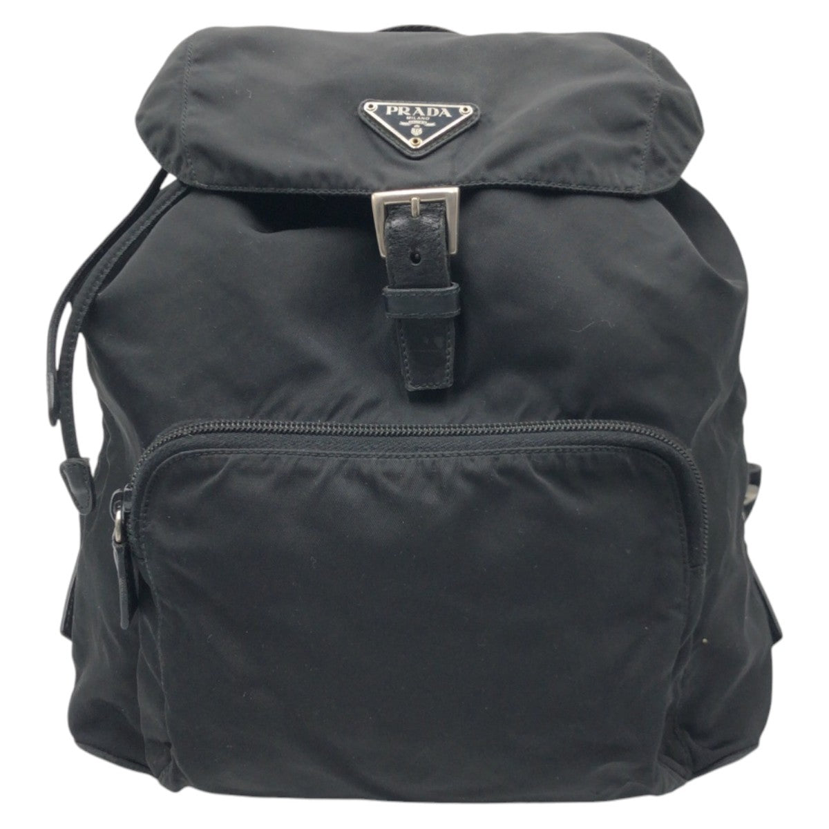 Prada Nylon Tessuto Logo Backpack