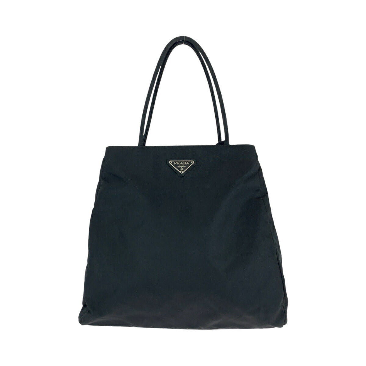 Prada Nylon Tessuto Triangle Logo Tote Bag