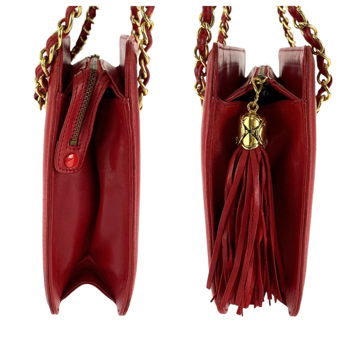 Chanel Vintage Matelasse Fringe Shoulder Bag