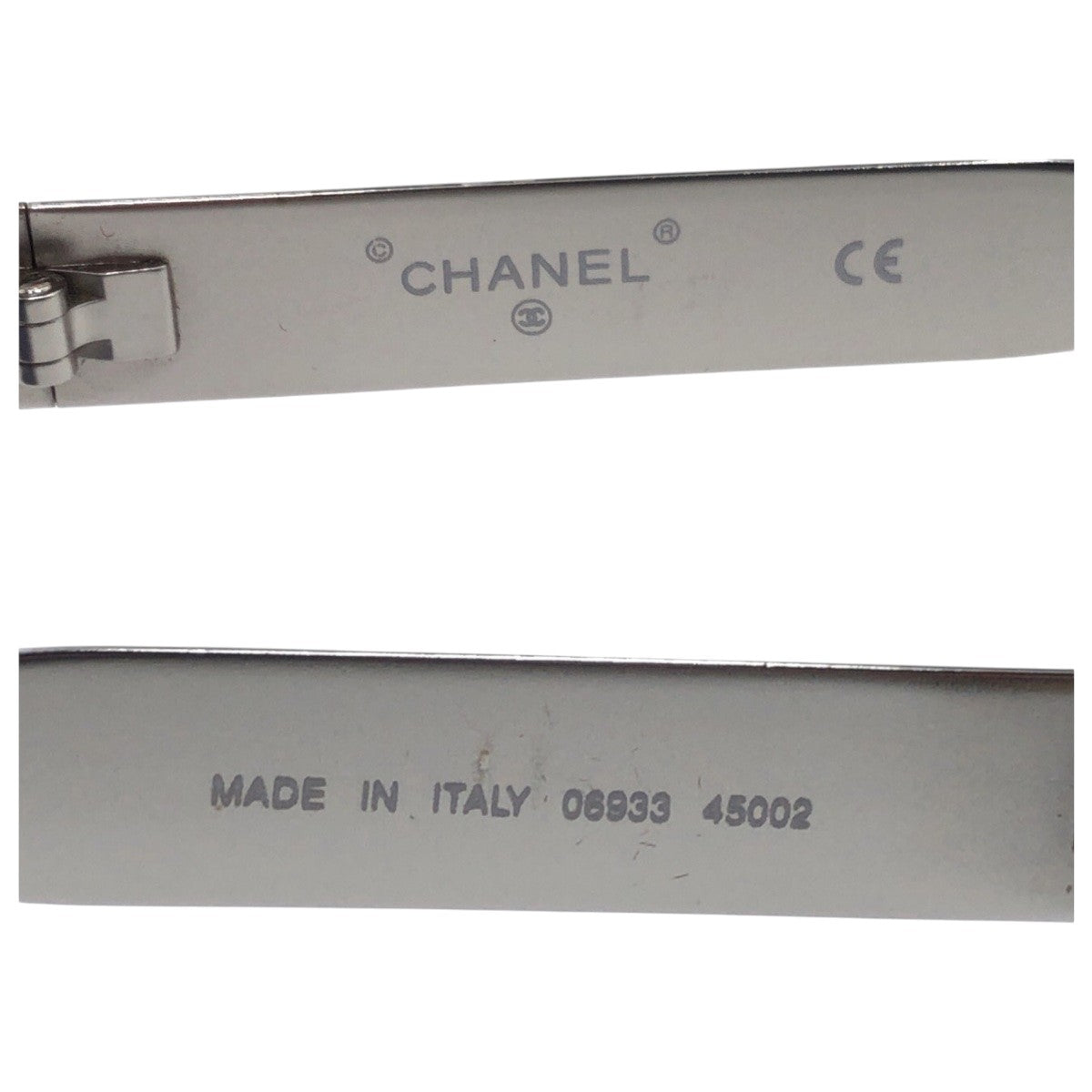 Chanel Vintage Metal Side Logo Sunglasses