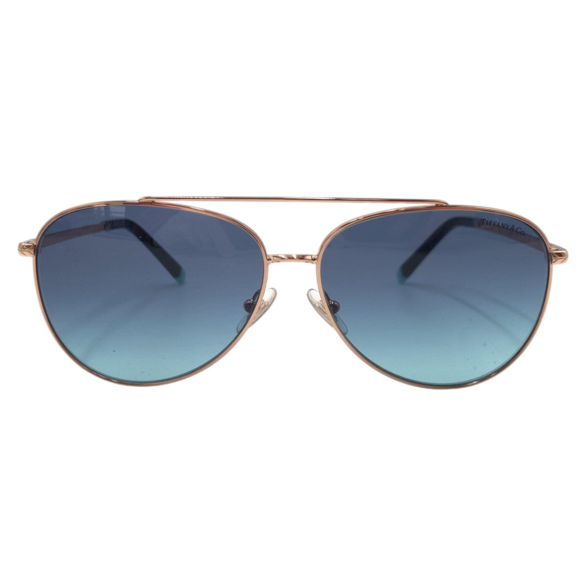 Tiffany & Co Blue Gold Metal Sunglasses TF3074