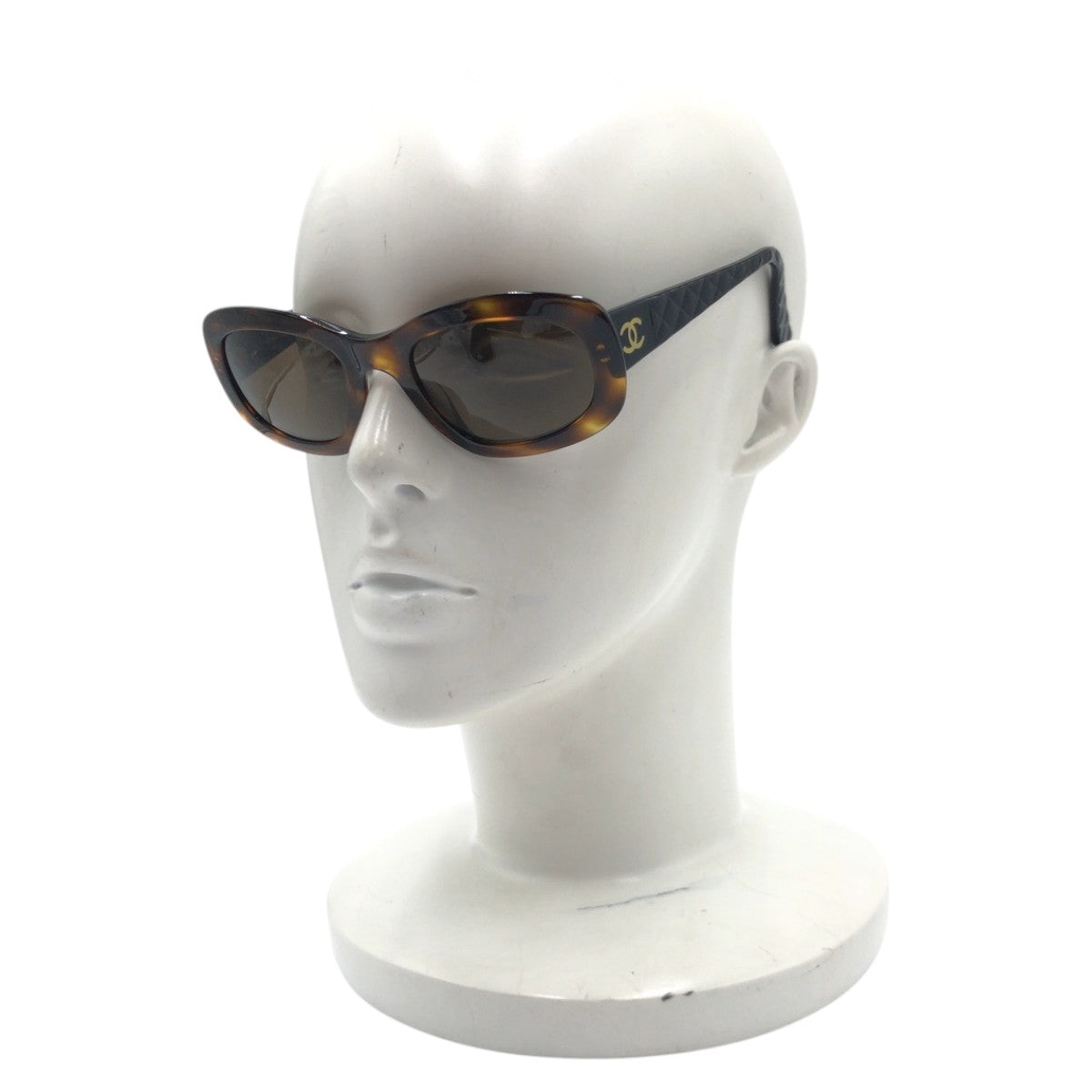 Chanel Vintage Matelasse Coco Mark Sunglasses