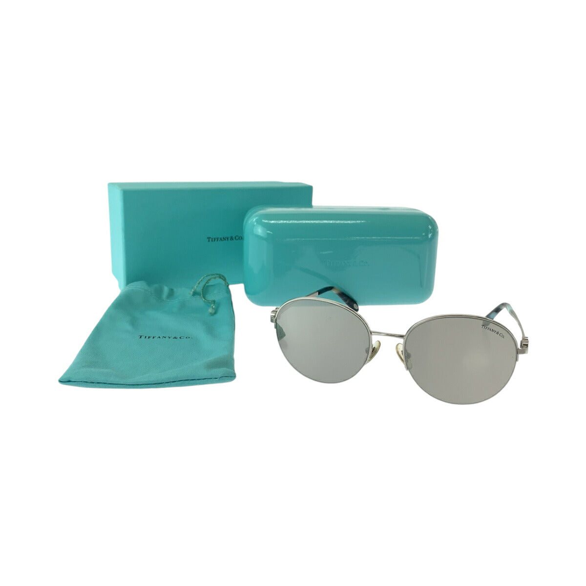 Tiffany & Co Heart Silver Titanium Sunglasses TF3053