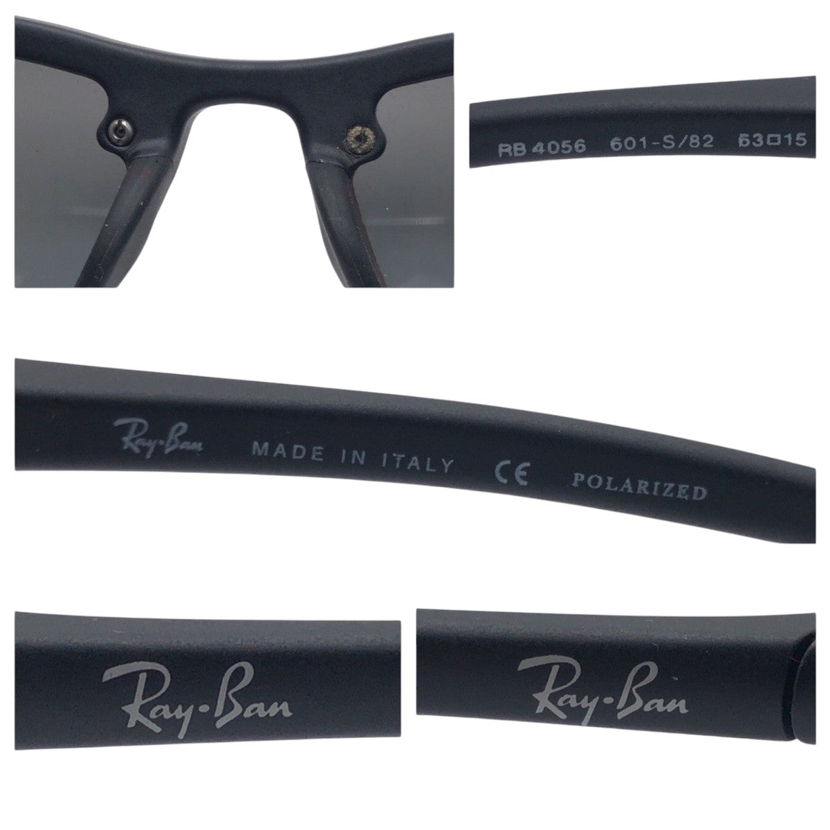 Ray-Ban Plastic Polarized Sunglasses RB4056