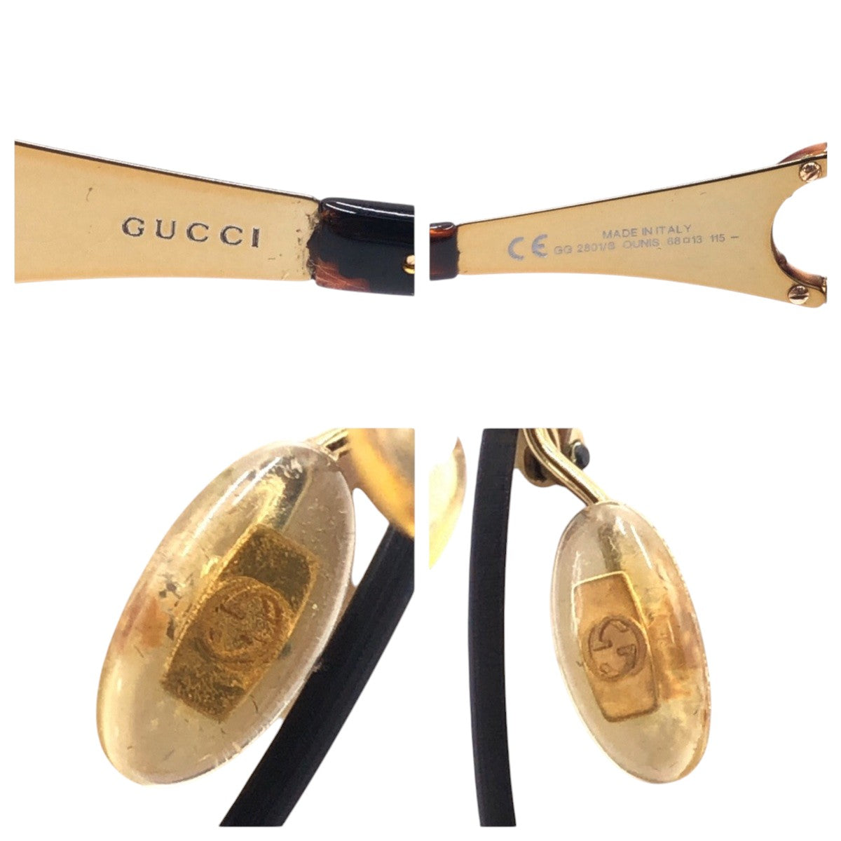 Gucci Bamboo Horsebit Sunglasses GG 2801/S