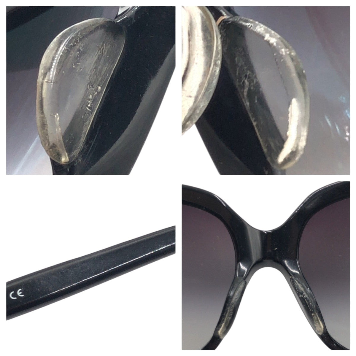 Chanel Coco Mark Ribbon Plastic Sunglasses