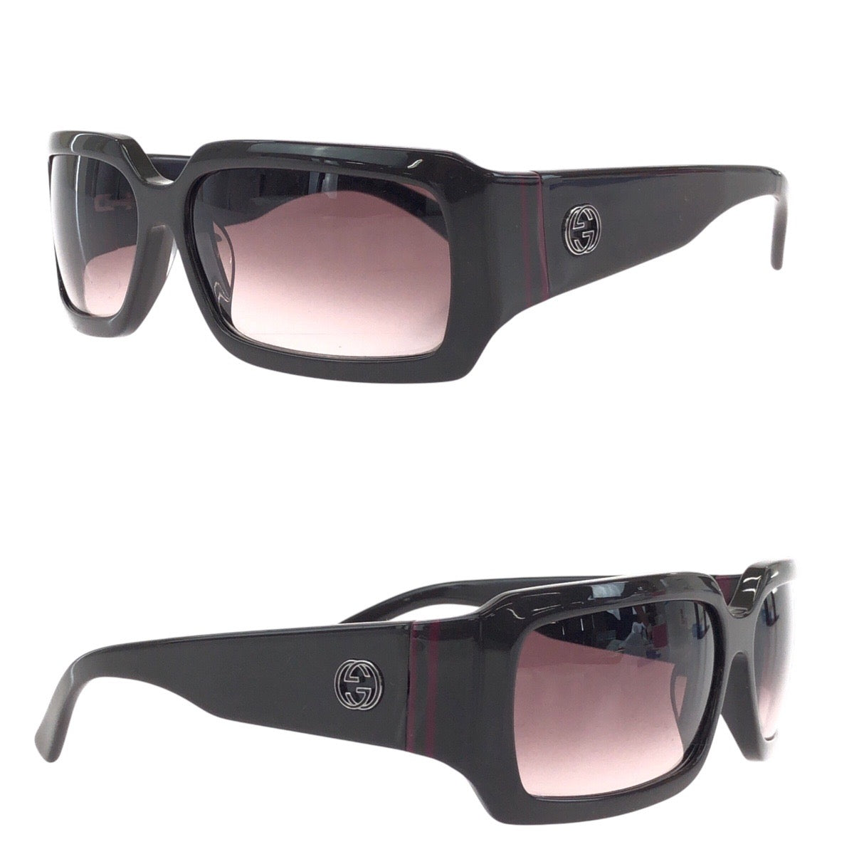 Gucci Vintage Interlocking Plastic Sunglasses