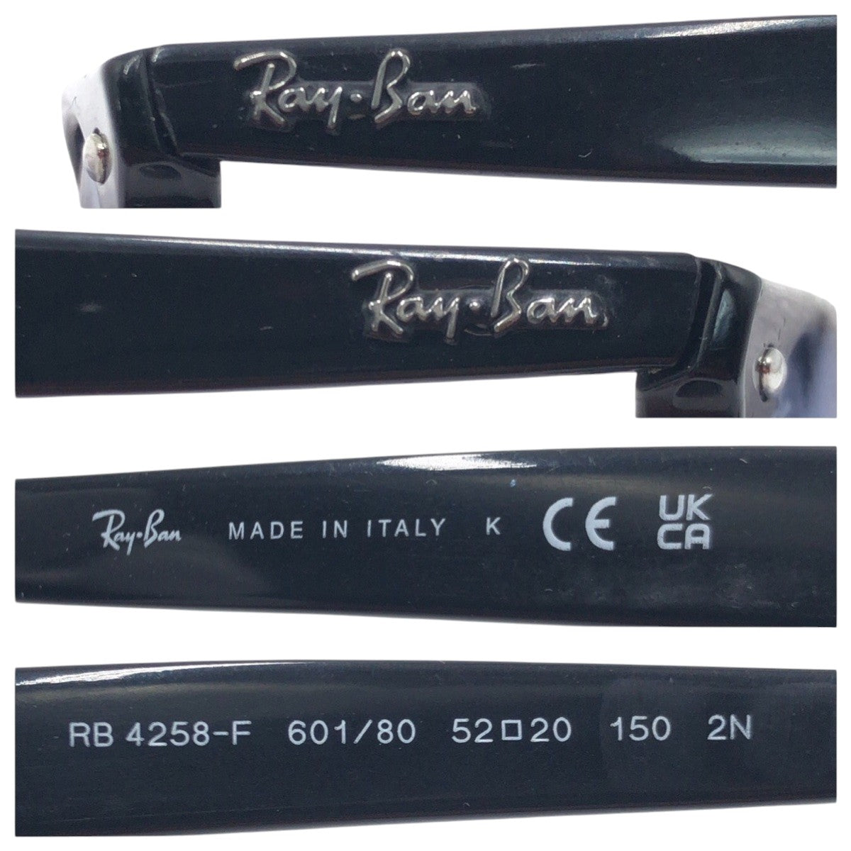 Ray-Ban Plastic Sunglasses RB4258-F 601/80