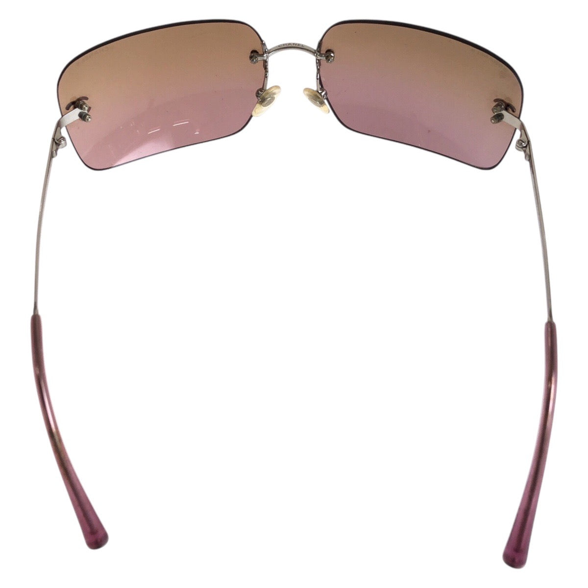 Chanel Metal Square Sunglasses Purple