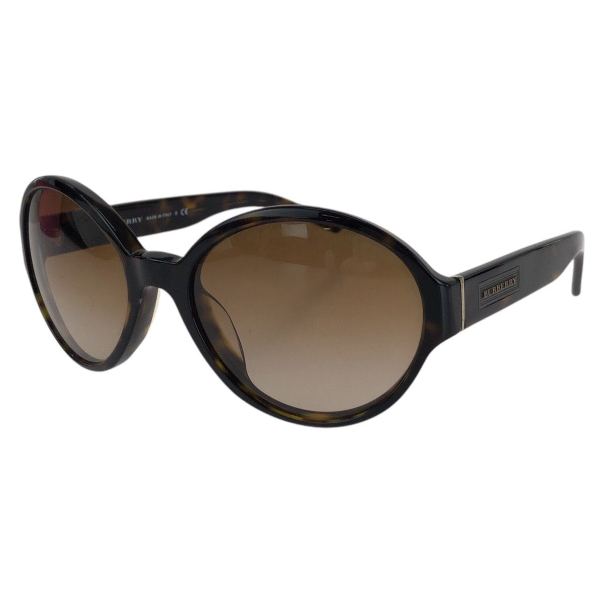 Burberry Marble Brown Silver Sunglasses Women