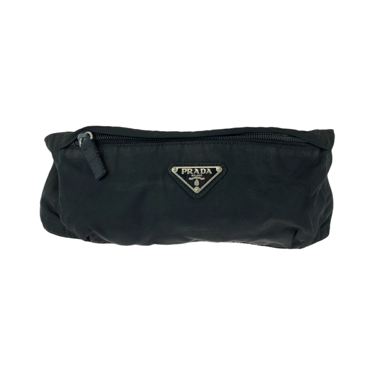 Prada Nylon Tessuto Logo Plate Waist Bag