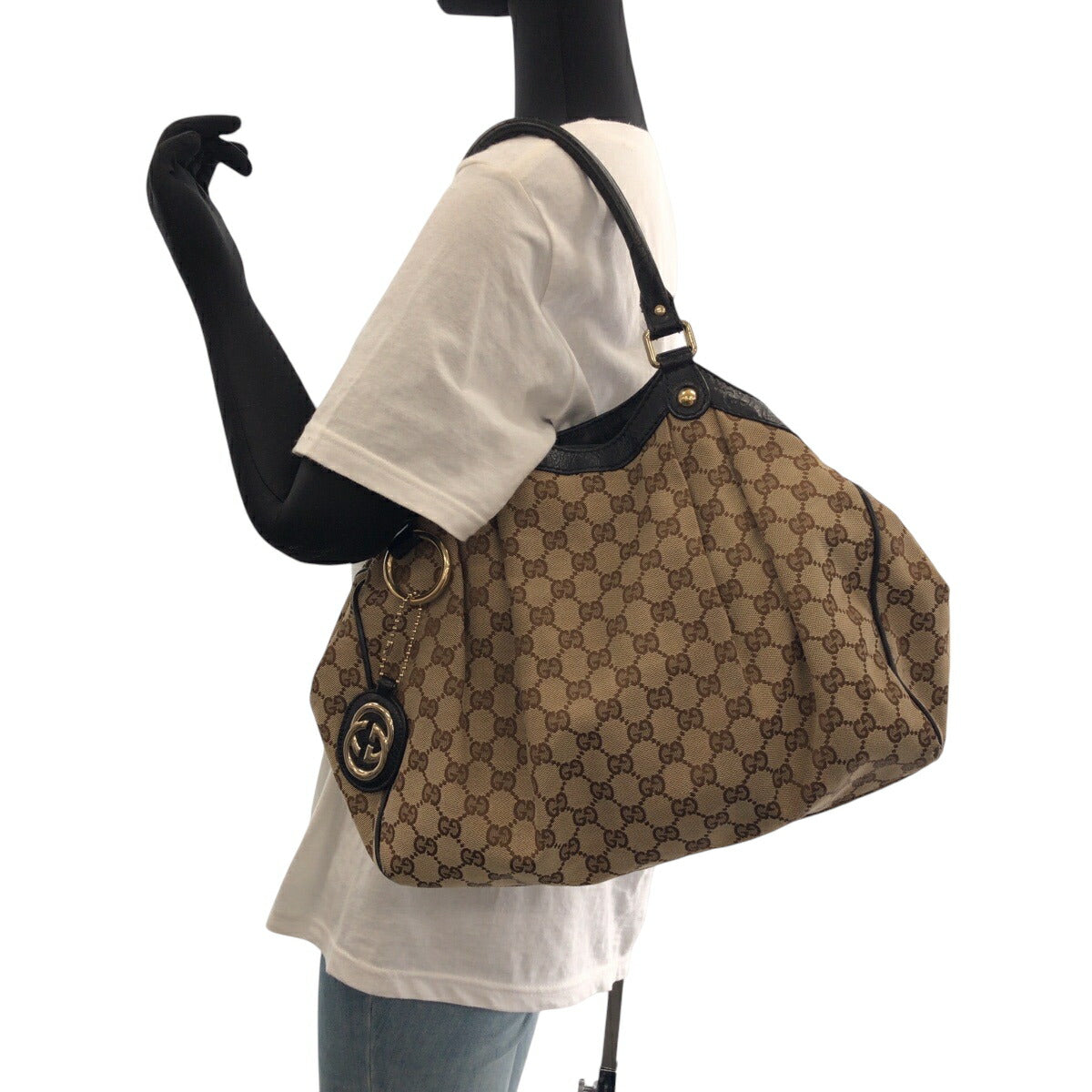 Gucci Sukey GG Canvas Tote Bag