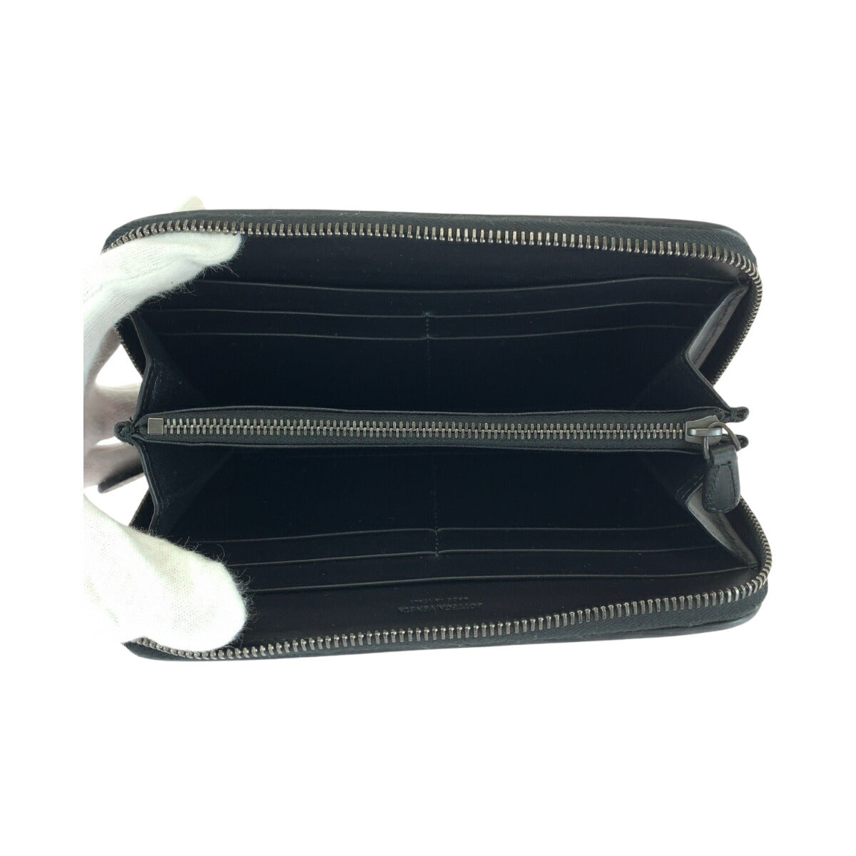 Bottega Veneta Intrecciato Black Calf Wallet