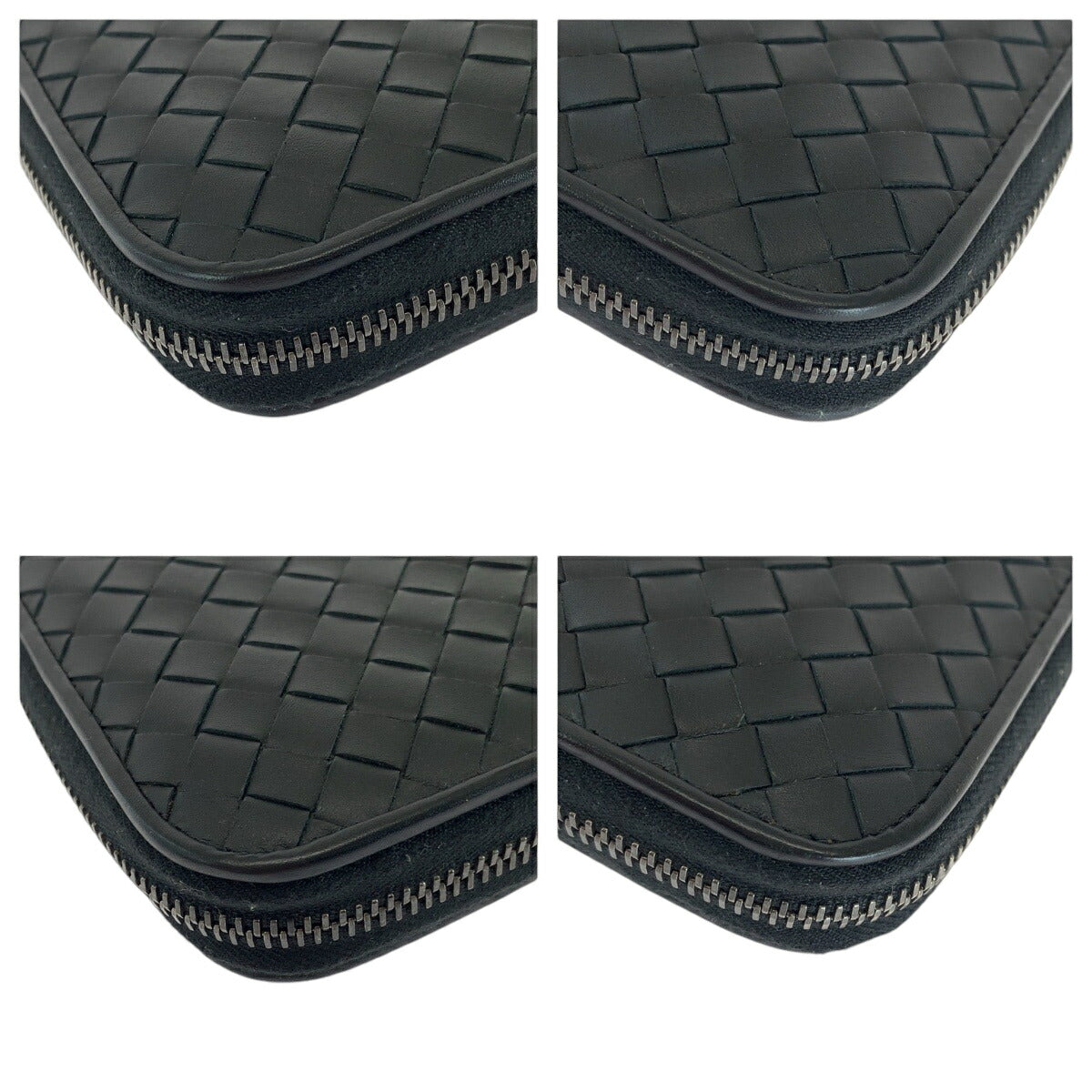 Bottega Veneta Intrecciato Black Calf Wallet