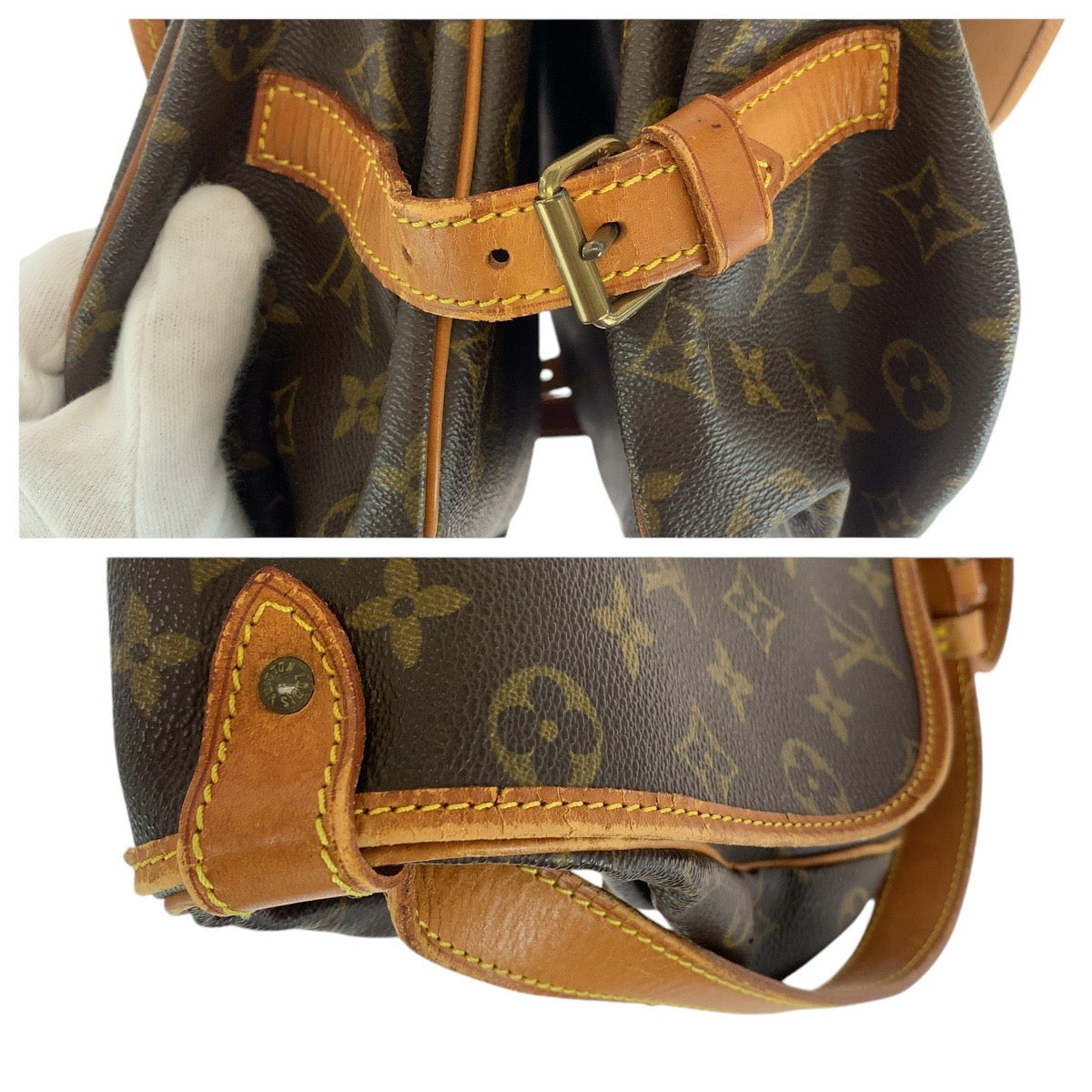 Louis Vuitton Monogram Saumur 35 Messenger Bag