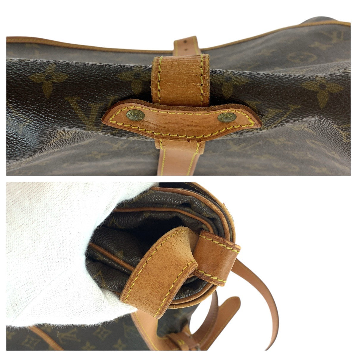 Louis Vuitton Monogram Saumur 35 Messenger Bag