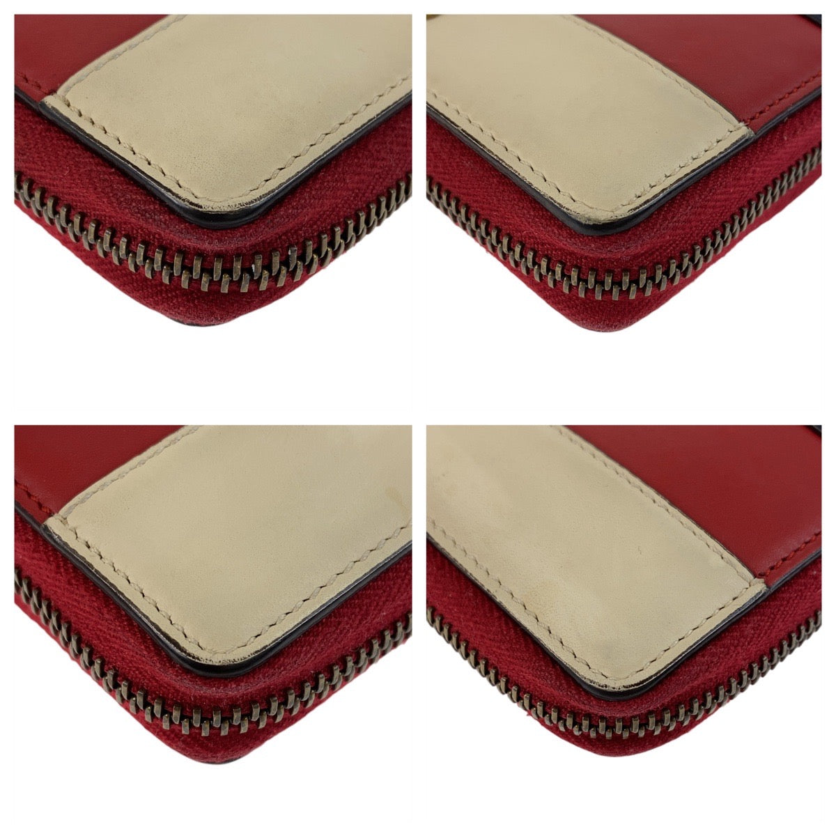 Gucci Queen Margaret Red Leather Long Wallet