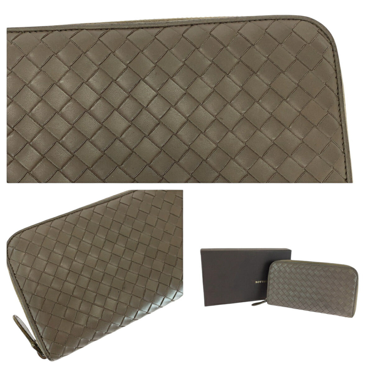 Bottega Veneta Intrecciato Calf Long Wallet