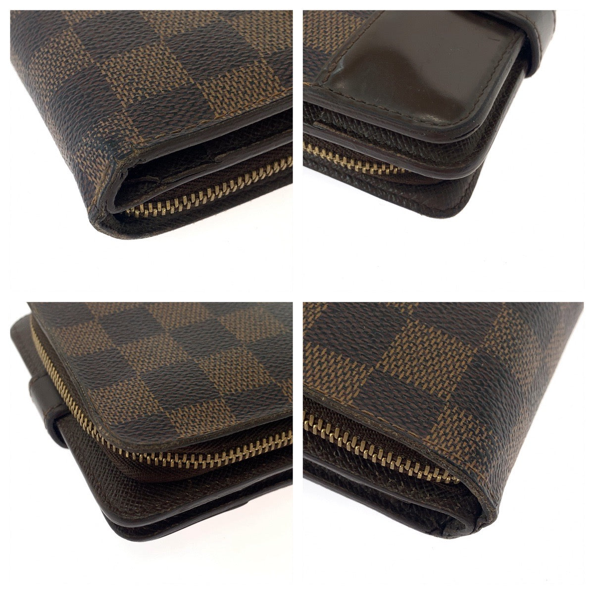 Louis Vuitton Damier Compact Zip Wallet N61668