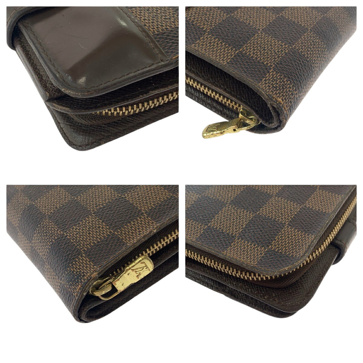 Louis Vuitton Damier Compact Zip Wallet N61668