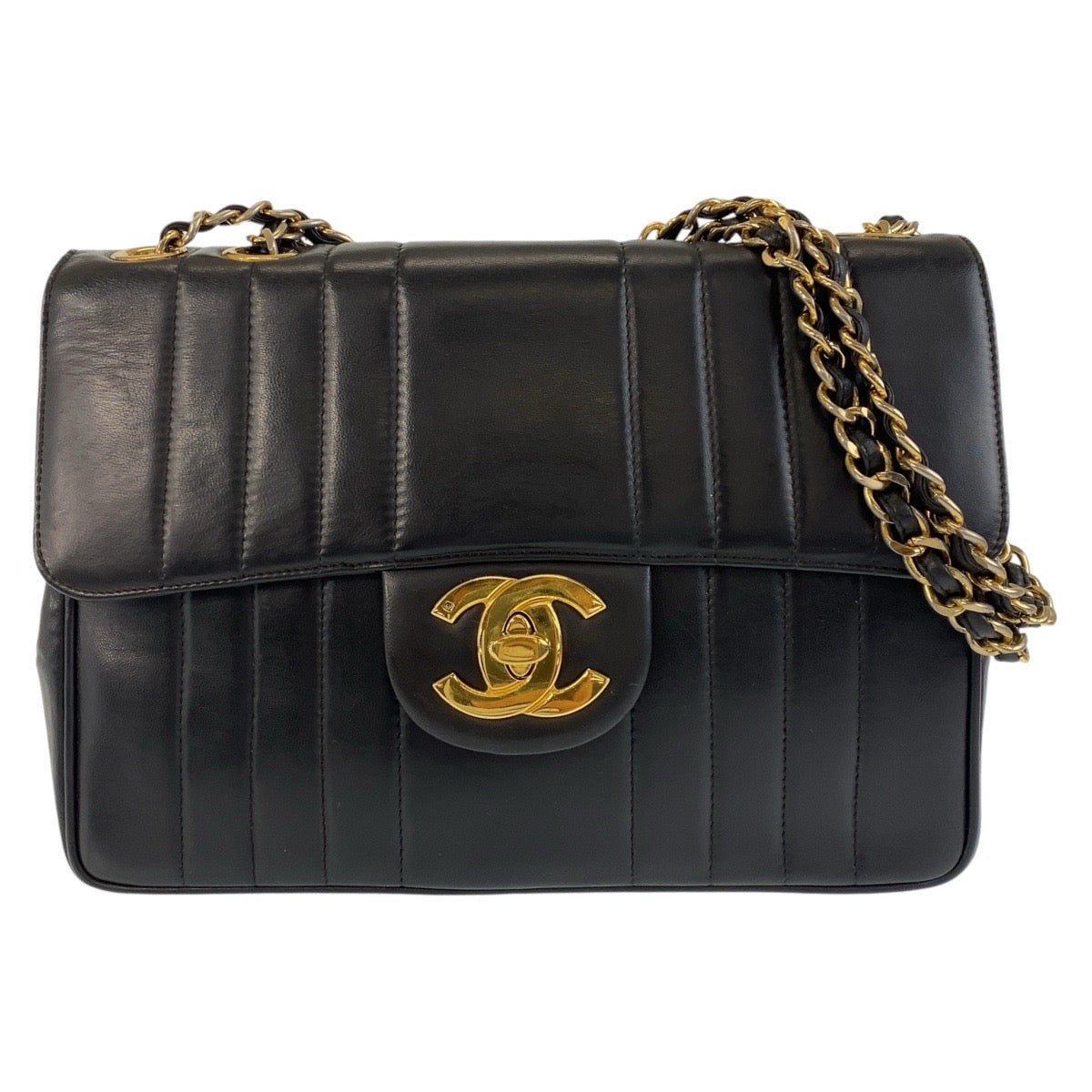 Chanel Vintage Mademoiselle Lambskin Shoulder Bag