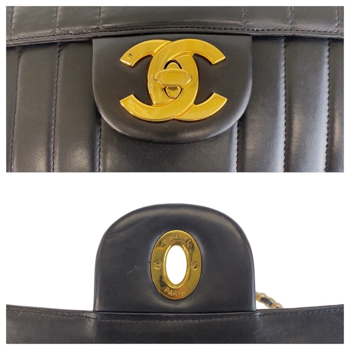 Chanel Vintage Mademoiselle Lambskin Shoulder Bag