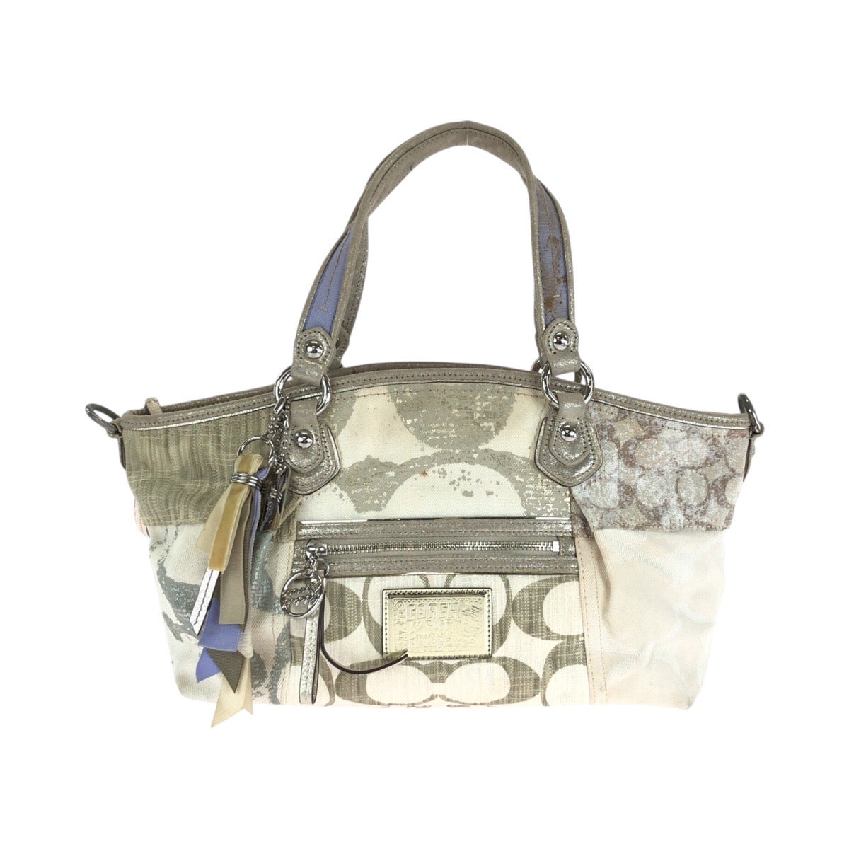 Coach Signature Patchwork Canvas Tote Bag