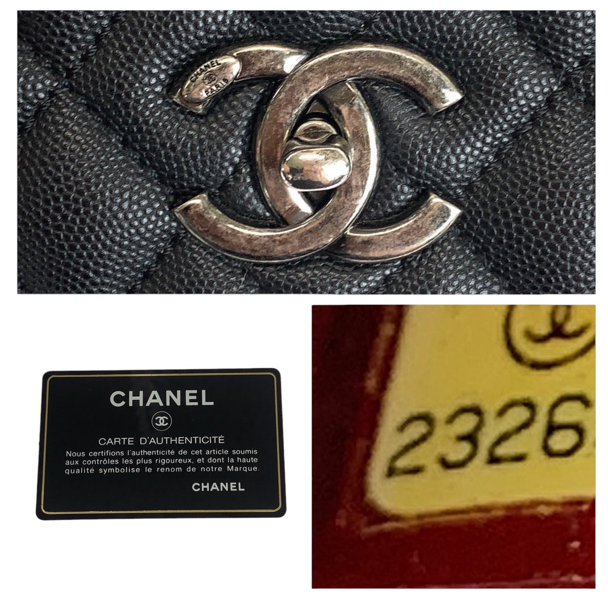 Chanel Caviar Coco Handle Large Handbag